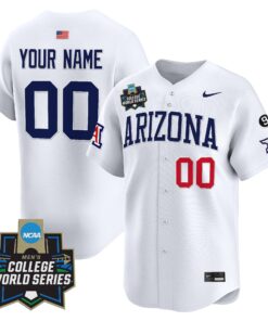 Alternative view of Arizona Wildcats 2025 World Series Vapor Premier Limited Custom Jersey - All Stitched