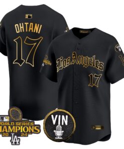 Dodgers 2025 LA Gothic Style Gold Vapor Premier Limited Jersey - All Stitched