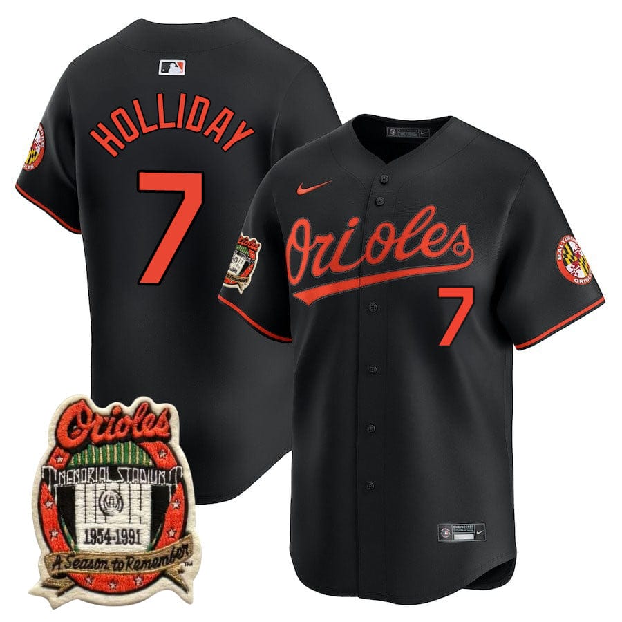 Baltimore Orioles Limited Jersey - 1991 Patch - All Stitched - Image 8