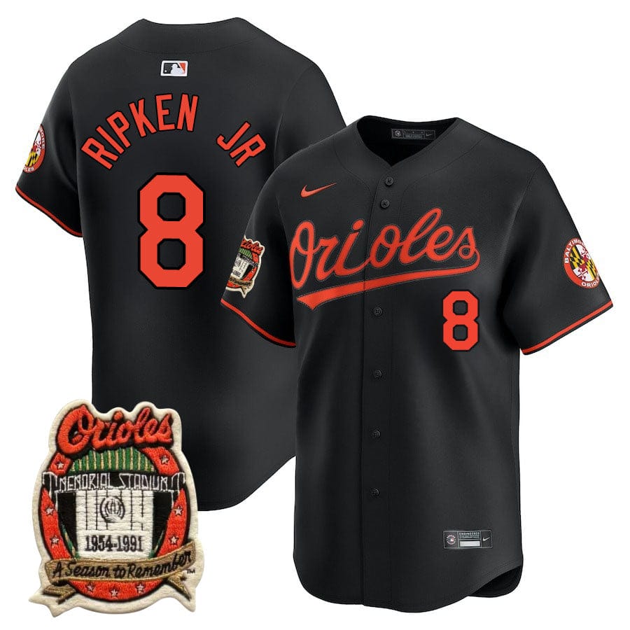 Baltimore Orioles Limited Jersey - 1991 Patch - All Stitched - Image 5
