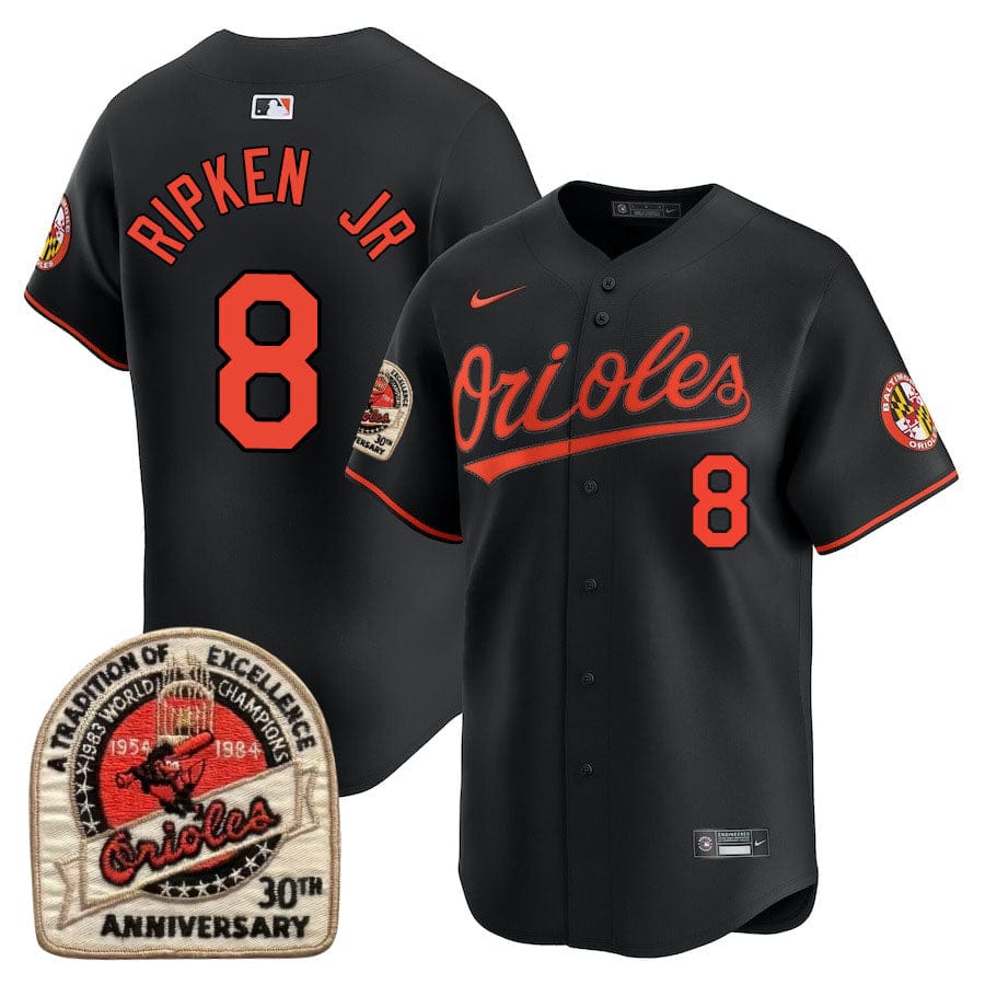 Baltimore Orioles Limited Jersey - 1984 Patch - All Stitched - Image 7