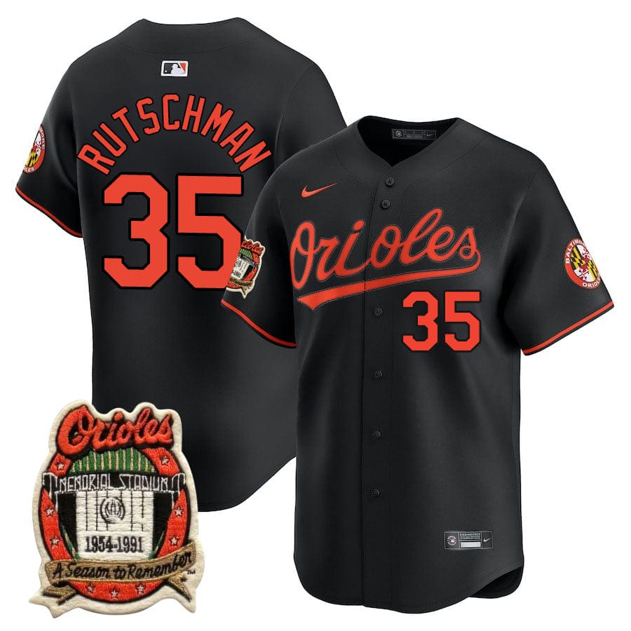Baltimore Orioles Limited Jersey - 1991 Patch - All Stitched - Image 6