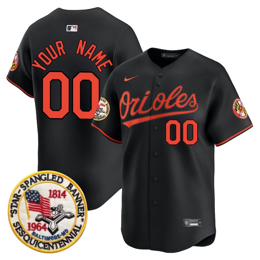 Baltimore Orioles Limited Custom Jersey - Amazing Patch - All Stitched - Image 5