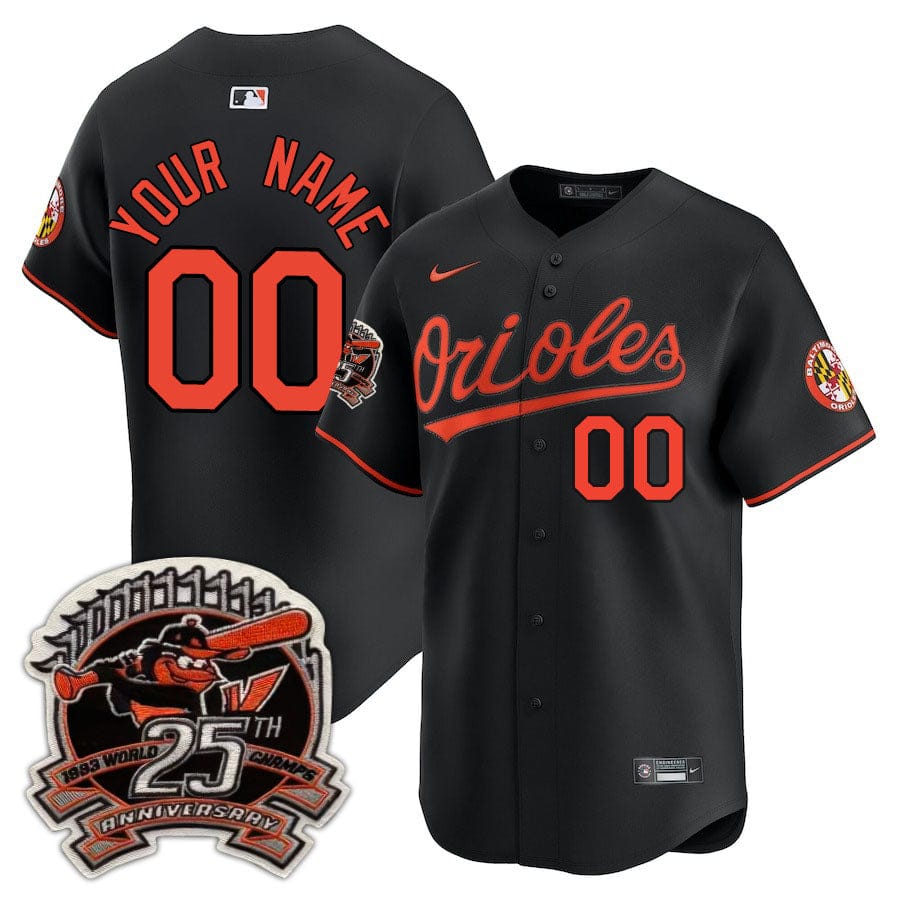 Baltimore Orioles Limited Custom Jersey - Amazing Patch - All Stitched - Image 40