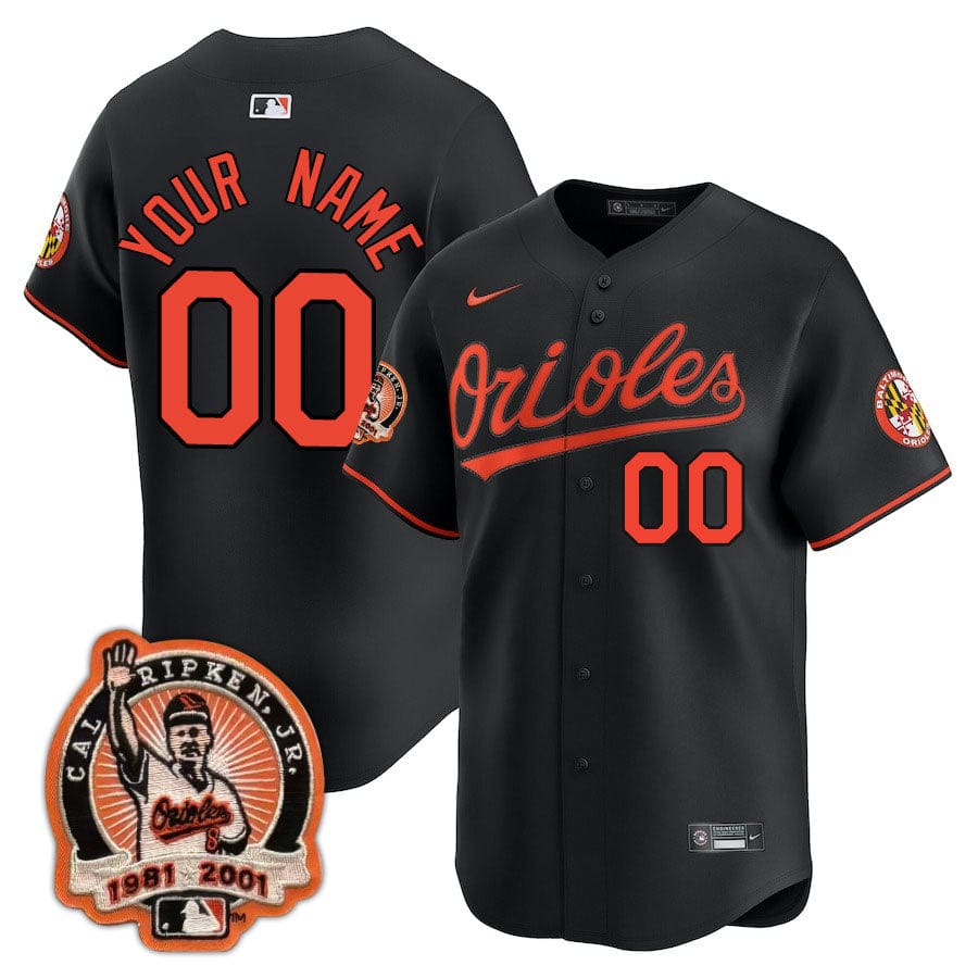 Baltimore Orioles Limited Custom Jersey - Amazing Patch - All Stitched - Image 28