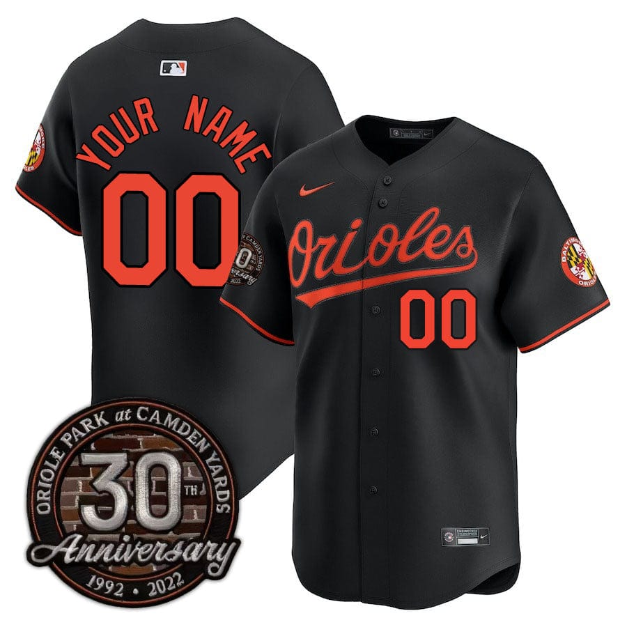 Baltimore Orioles Limited Custom Jersey - Amazing Patch - All Stitched - Image 76
