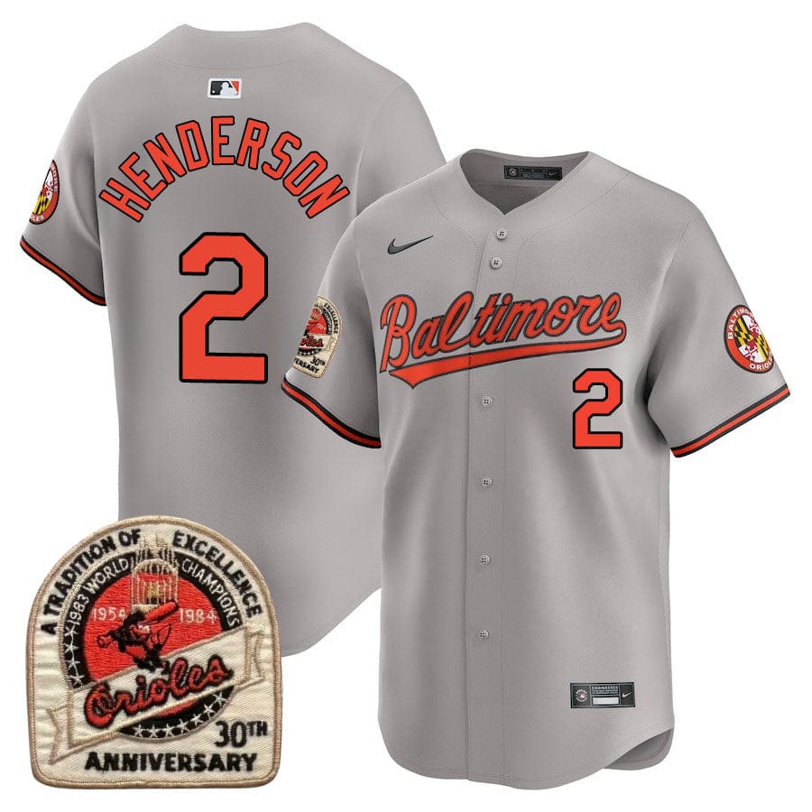 Baltimore Orioles Limited Jersey - 1984 Patch - All Stitched - Image 9