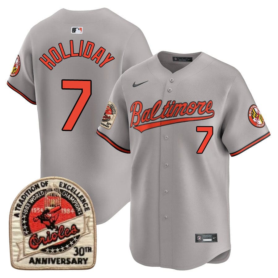 Baltimore Orioles Limited Jersey - 1984 Patch - All Stitched - Image 10