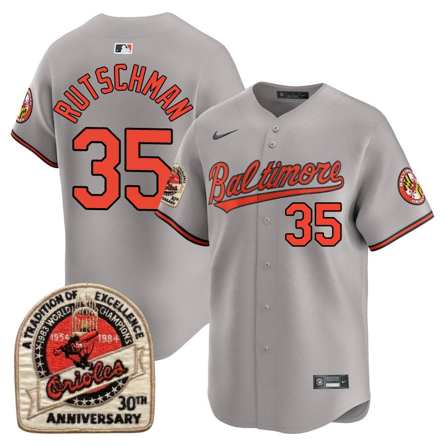 Baltimore Orioles Limited Jersey - 1984 Patch - All Stitched - Image 12