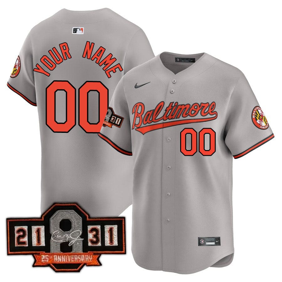 Baltimore Orioles Limited Custom Jersey - Amazing Patch - All Stitched - Image 73