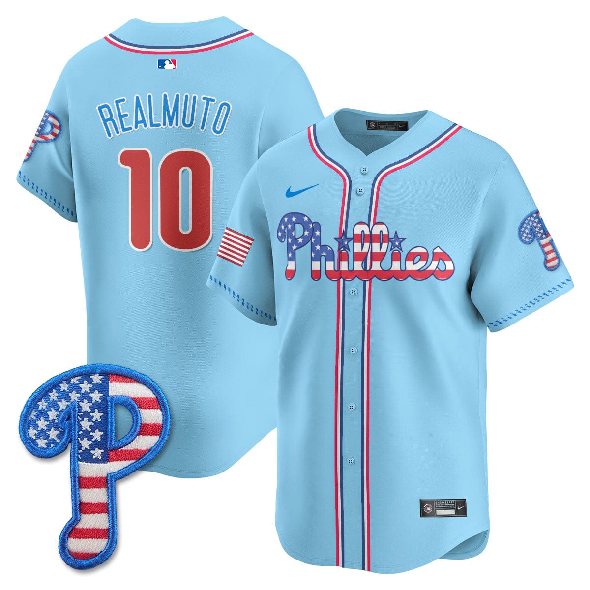 Philadelphia Phillies 2025 Fourth of July Jersey - All Stitched - Image 20