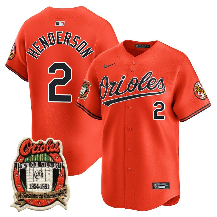 Baltimore Orioles Limited Jersey - 1991 Patch - All Stitched - Image 4