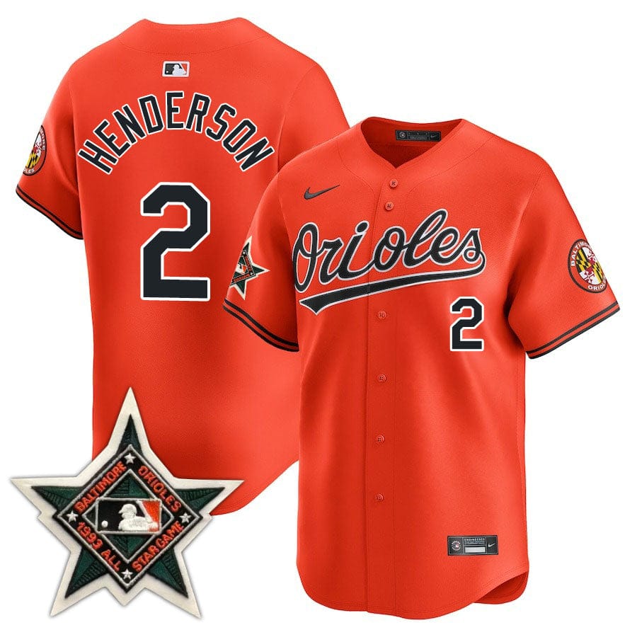 Baltimore Orioles Limited Jersey - 1993 Patch - All Stitched - Image 3