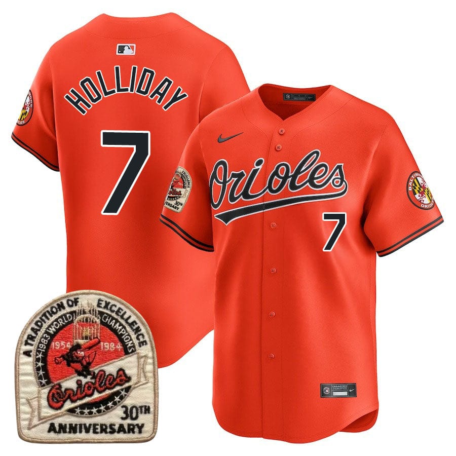 Baltimore Orioles Limited Jersey - 1984 Patch - All Stitched - Image 4