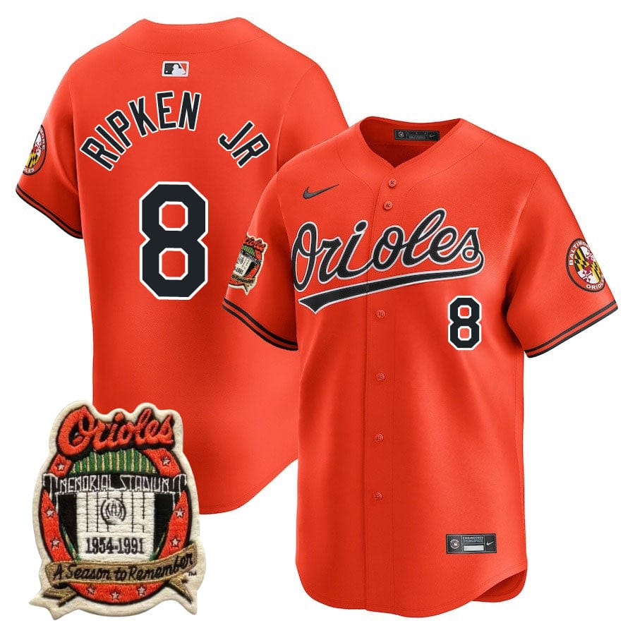 Baltimore Orioles Limited Jersey - 1991 Patch - All Stitched - Image 2