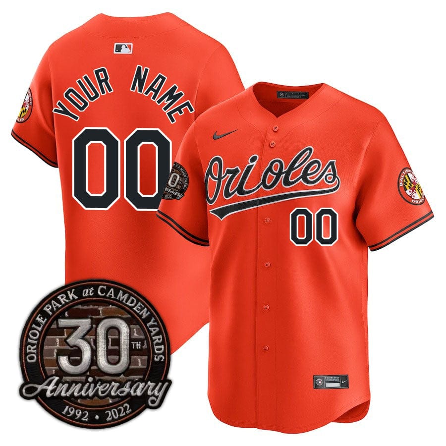 Baltimore Orioles Limited Custom Jersey - Amazing Patch - All Stitched - Image 78