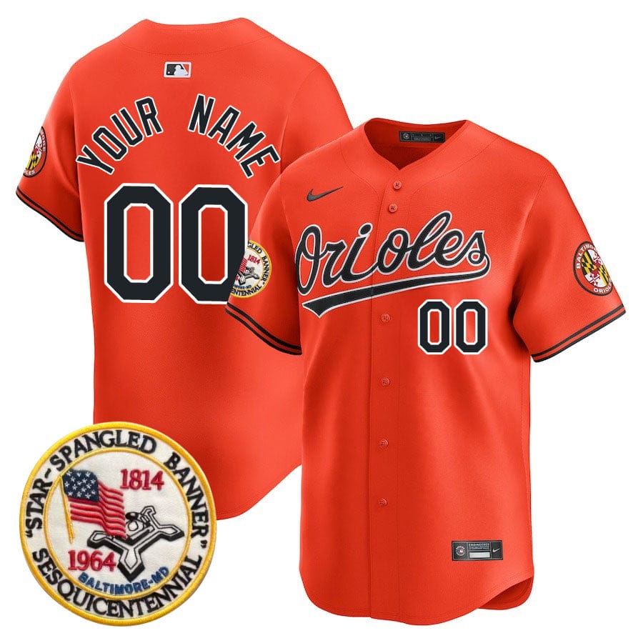 Baltimore Orioles Limited Custom Jersey - Amazing Patch - All Stitched - Image 7
