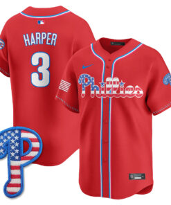 Philadelphia Phillies 2025 Fourth of July Jersey - All Stitched