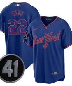 New York Mets Limited Jersey - 2020 Patch - All Stitched