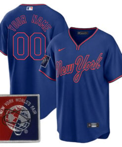 New York Mets Limited Custom Jersey - Amazing Patch - All Stitched