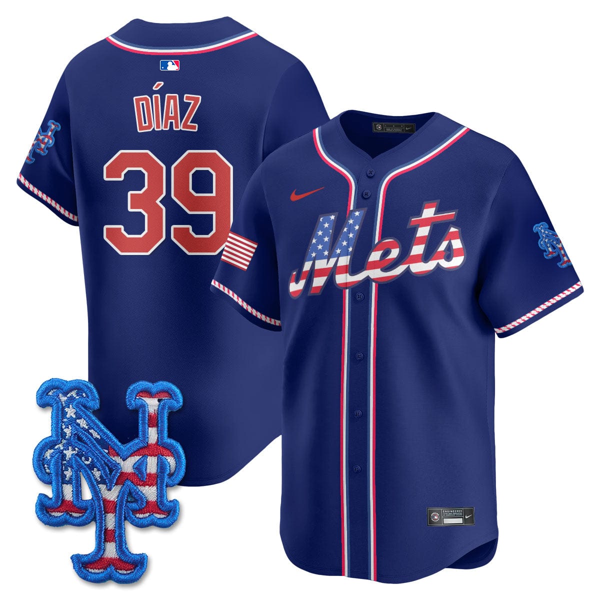 New York Mets 2025 Fourth of July Jersey - All Stitched - Image 18