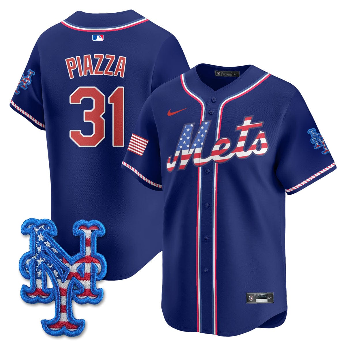 New York Mets 2025 Fourth of July Jersey - All Stitched - Image 21