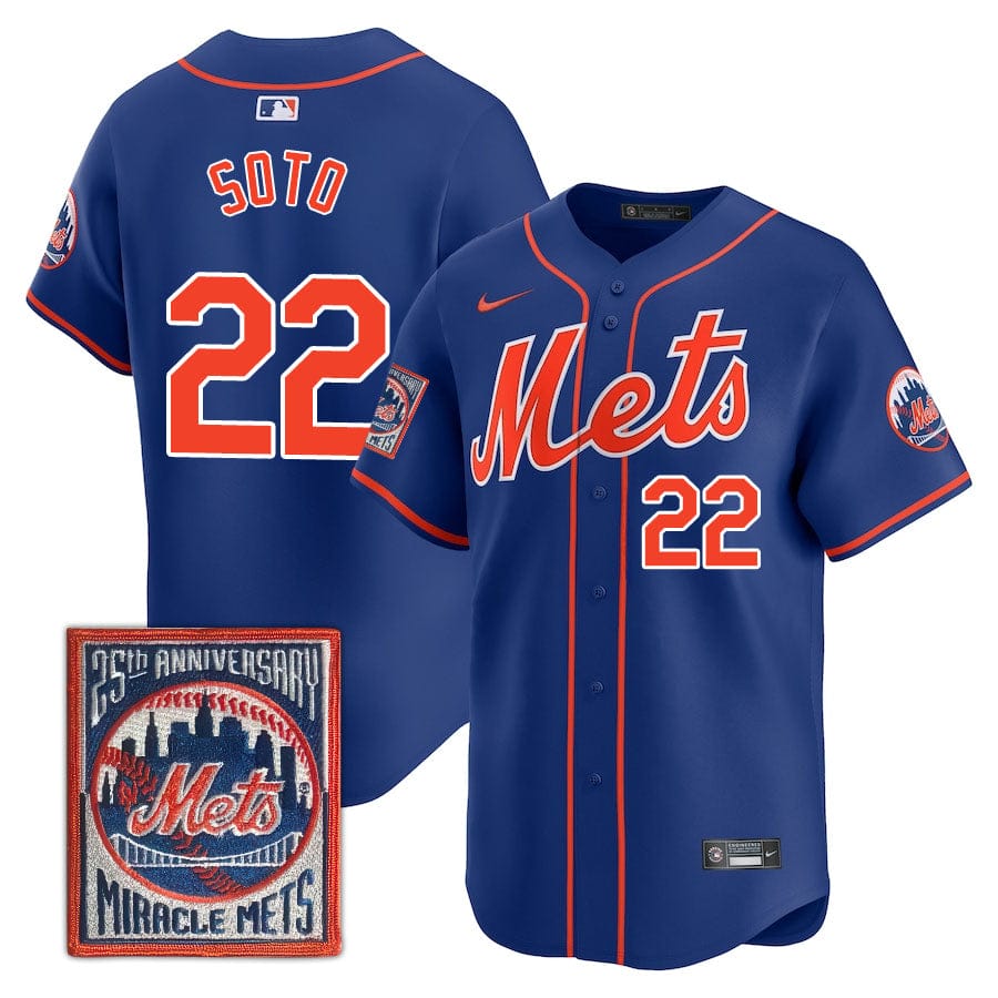 New York Mets Limited Jersey - 1994 Patch - All Stitched - Image 12