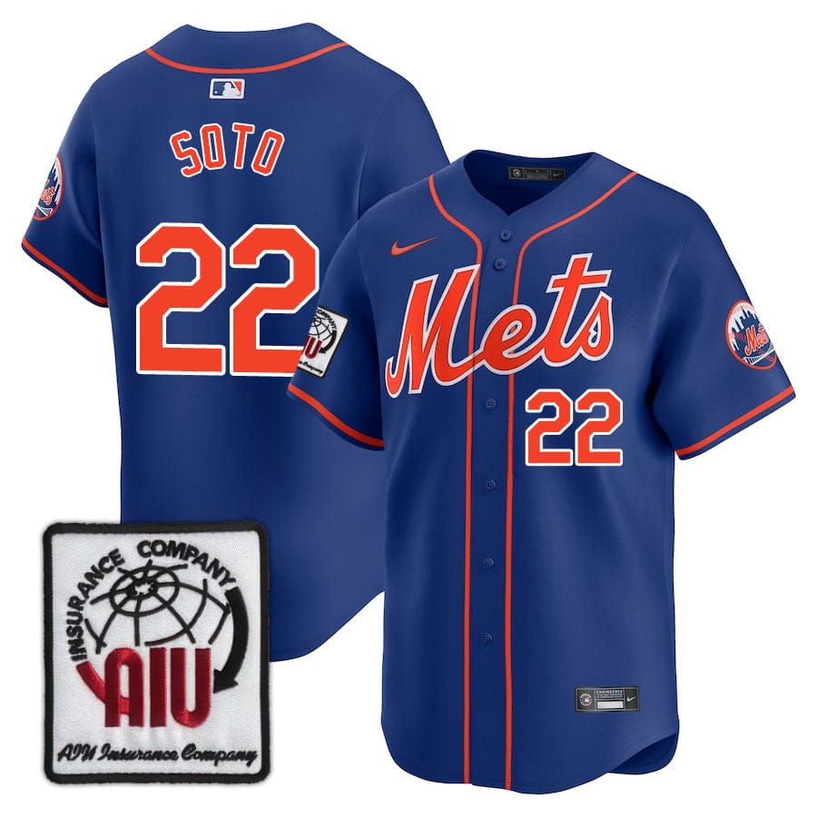 New York Mets Limited Jersey - 2000 Patch - All Stitched - Image 12