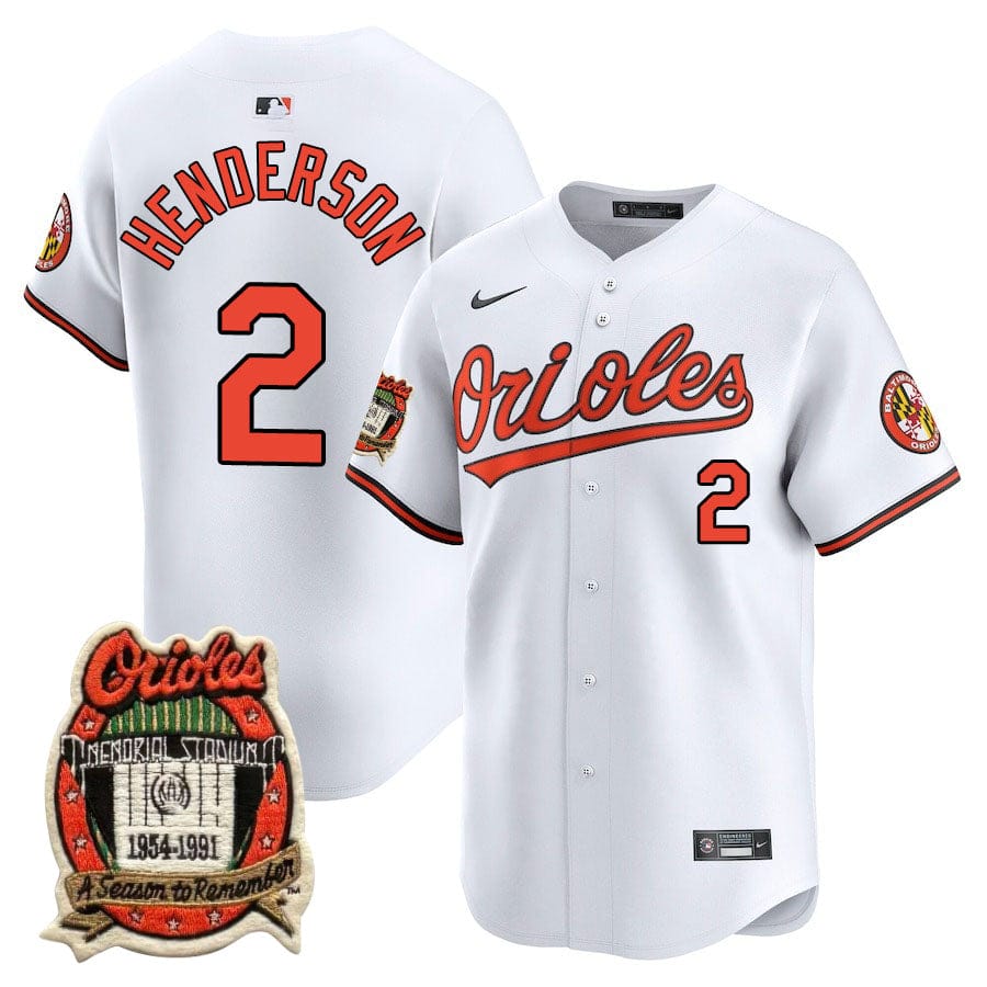 Baltimore Orioles Limited Jersey - 1991 Patch - All Stitched - Image 13