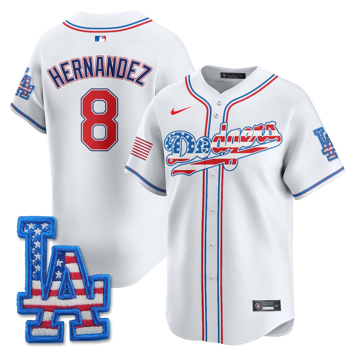 Los Angeles Dodgers 2025 Fourth of July Jersey - All Stitched - Image 34