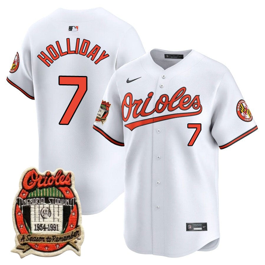 Baltimore Orioles Limited Jersey - 1991 Patch - All Stitched - Image 14