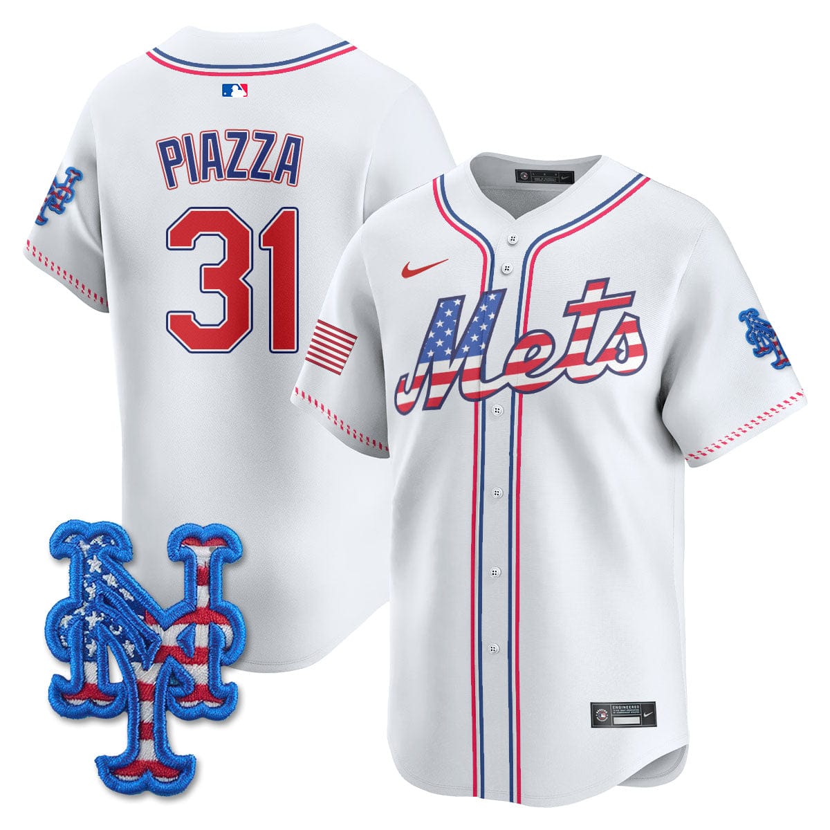 New York Mets 2025 Fourth of July Jersey - All Stitched - Image 29