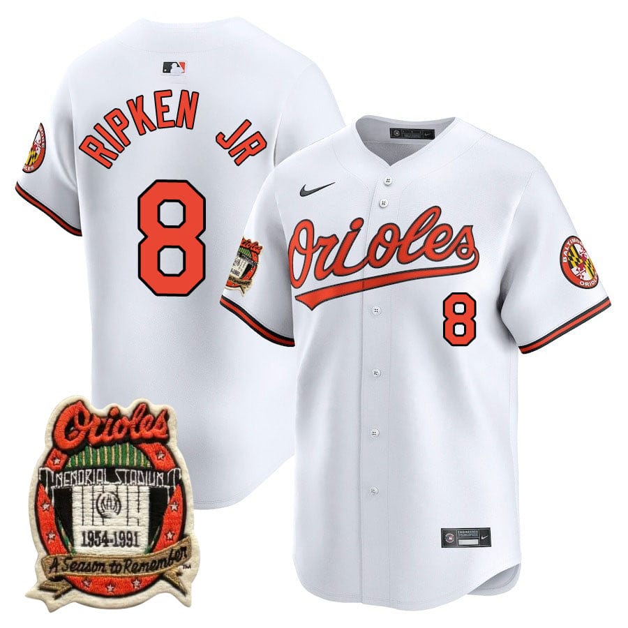 Baltimore Orioles Limited Jersey - 1991 Patch - All Stitched - Image 15