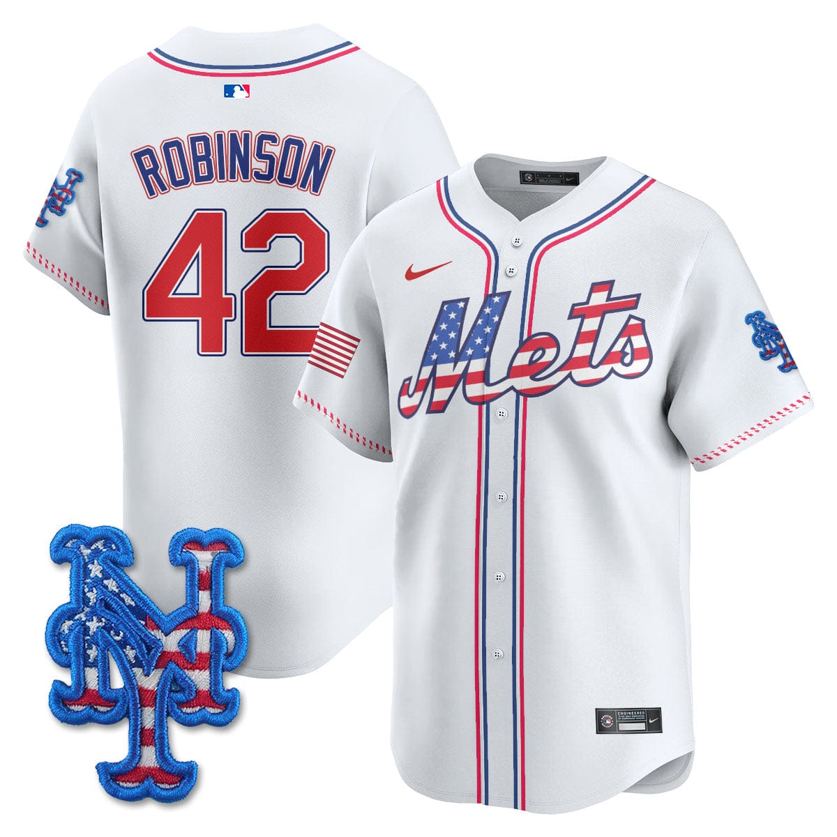 New York Mets 2025 Fourth of July Jersey - All Stitched - Image 30