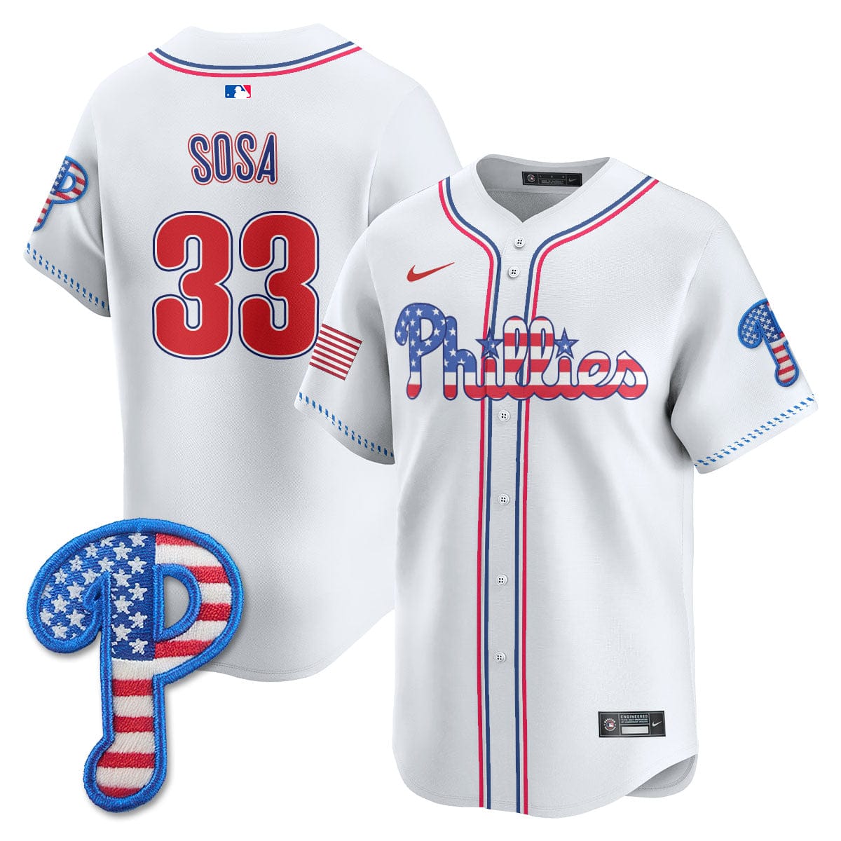 Philadelphia Phillies 2025 Fourth of July Jersey - All Stitched - Image 30
