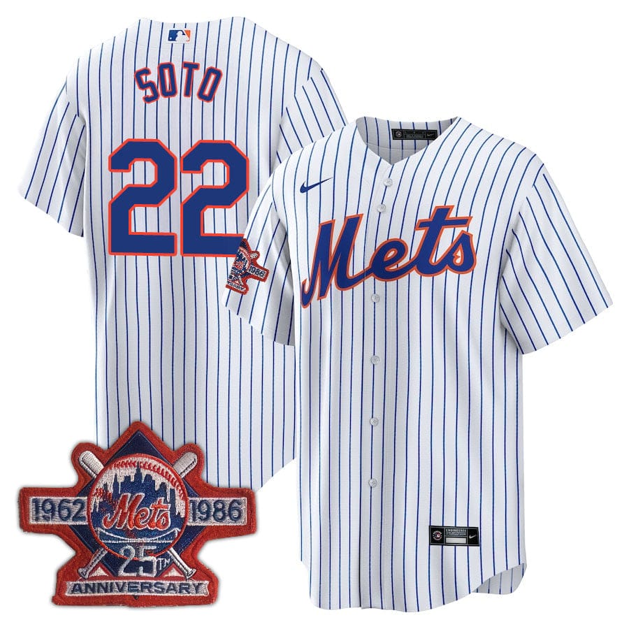 New York Mets Limited Jersey - 1986 Patch - All Stitched - Image 16