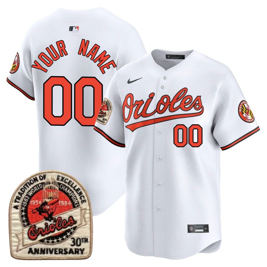 Baltimore Orioles Limited Custom Jersey - Amazing Patch - All Stitched - Image 11