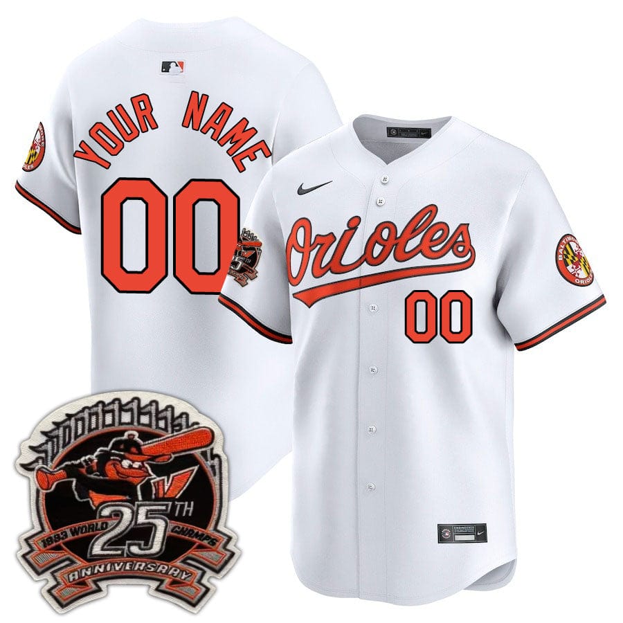 Baltimore Orioles Limited Custom Jersey - Amazing Patch - All Stitched - Image 43