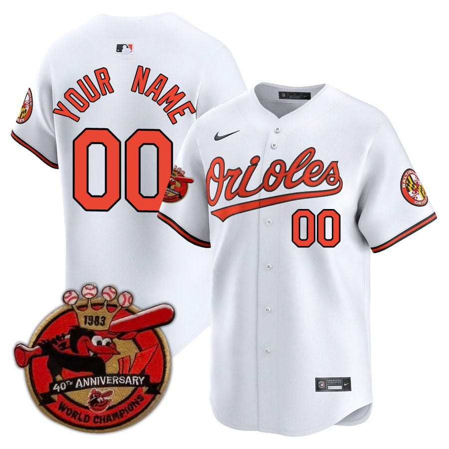 Baltimore Orioles Limited Custom Jersey - Amazing Patch - All Stitched - Image 83