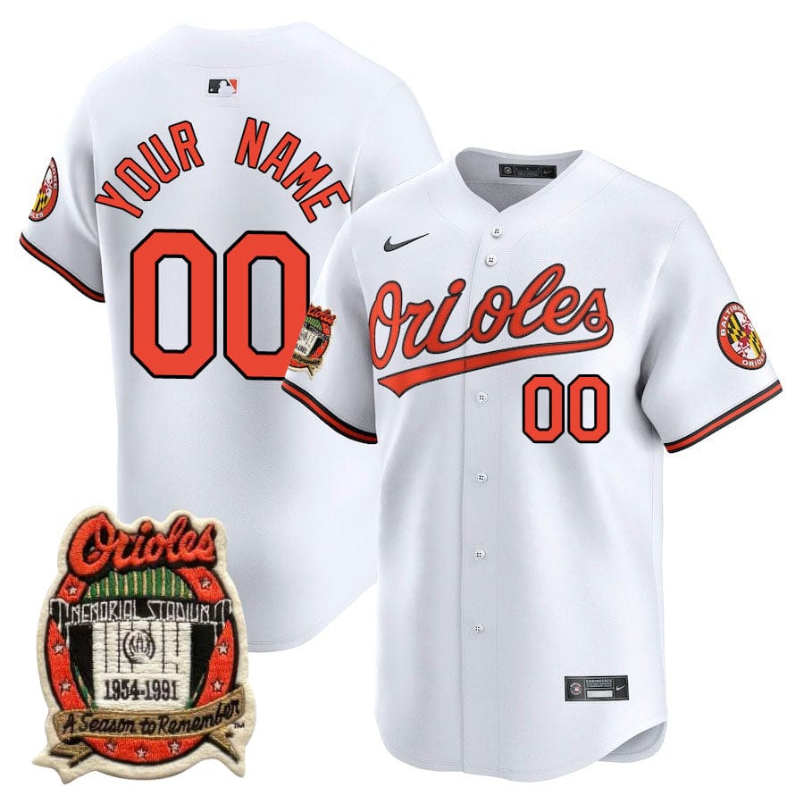 Baltimore Orioles Limited Custom Jersey - Amazing Patch - All Stitched - Image 15
