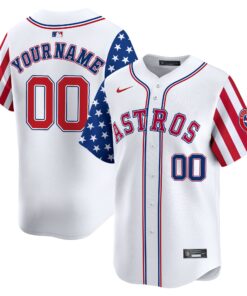 Astros 2024 Independence Day Vapor Premier Limited Custom Jersey - All Stitched
