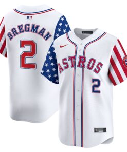 Alternative view of Astros 2025 Independence Day Vapor Premier Limited Jersey - All Stitched
