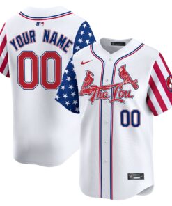 St. Louis Cardinals 2024 Independence Day Vapor Premier Limited Custom Jersey - All Stitched