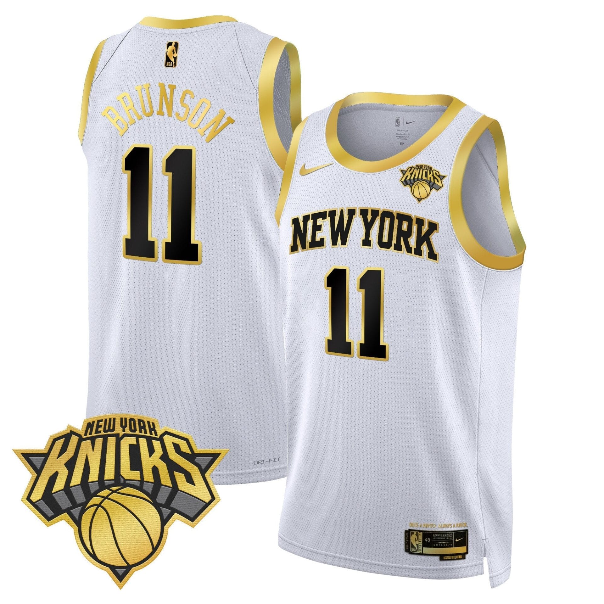 New York Knicks Swingman Jersey V2 - All Stitched - Image 2