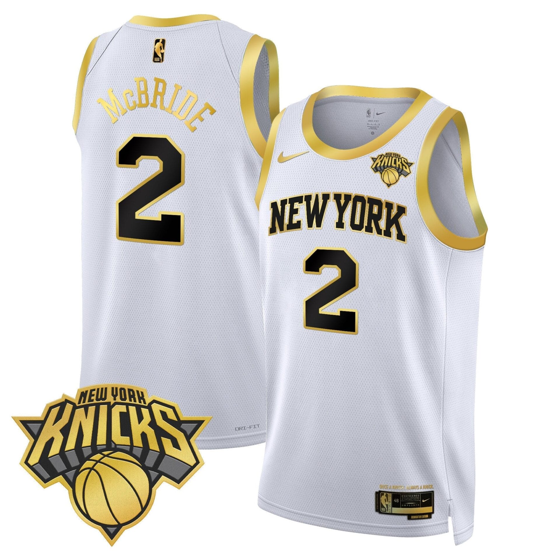 New York Knicks Swingman Jersey V2 - All Stitched - Image 3