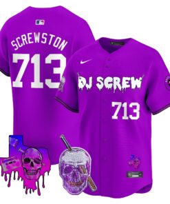 Astros DJ Screw Vapor Premier Limited Jersey - All Stitched