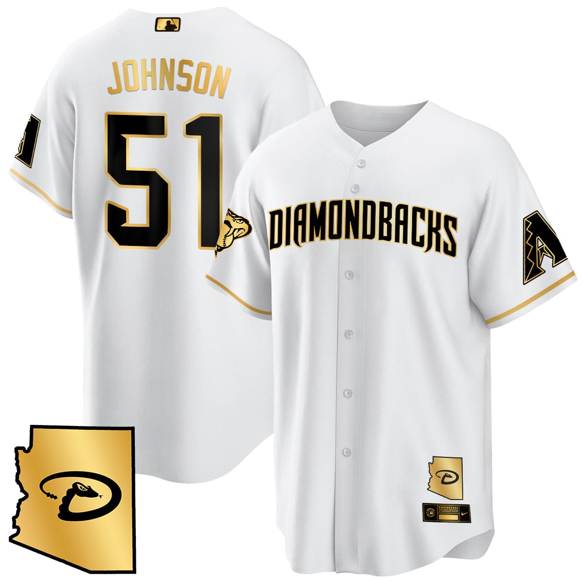 Arizona Diamondbacks Black Alternate Limited Jersey - All Stitched - Image 38