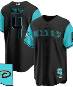 Alternative view of Arizona Diamondbacks Black Alternate Limited Jersey - All Stitched