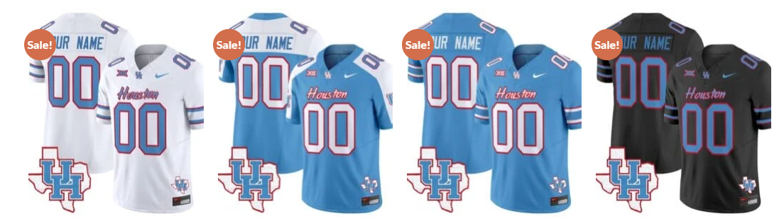 Custom Houston Cougars Jersey