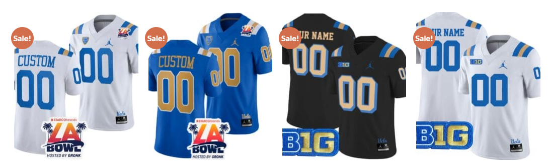 Custom UCLA Bruin Jersey